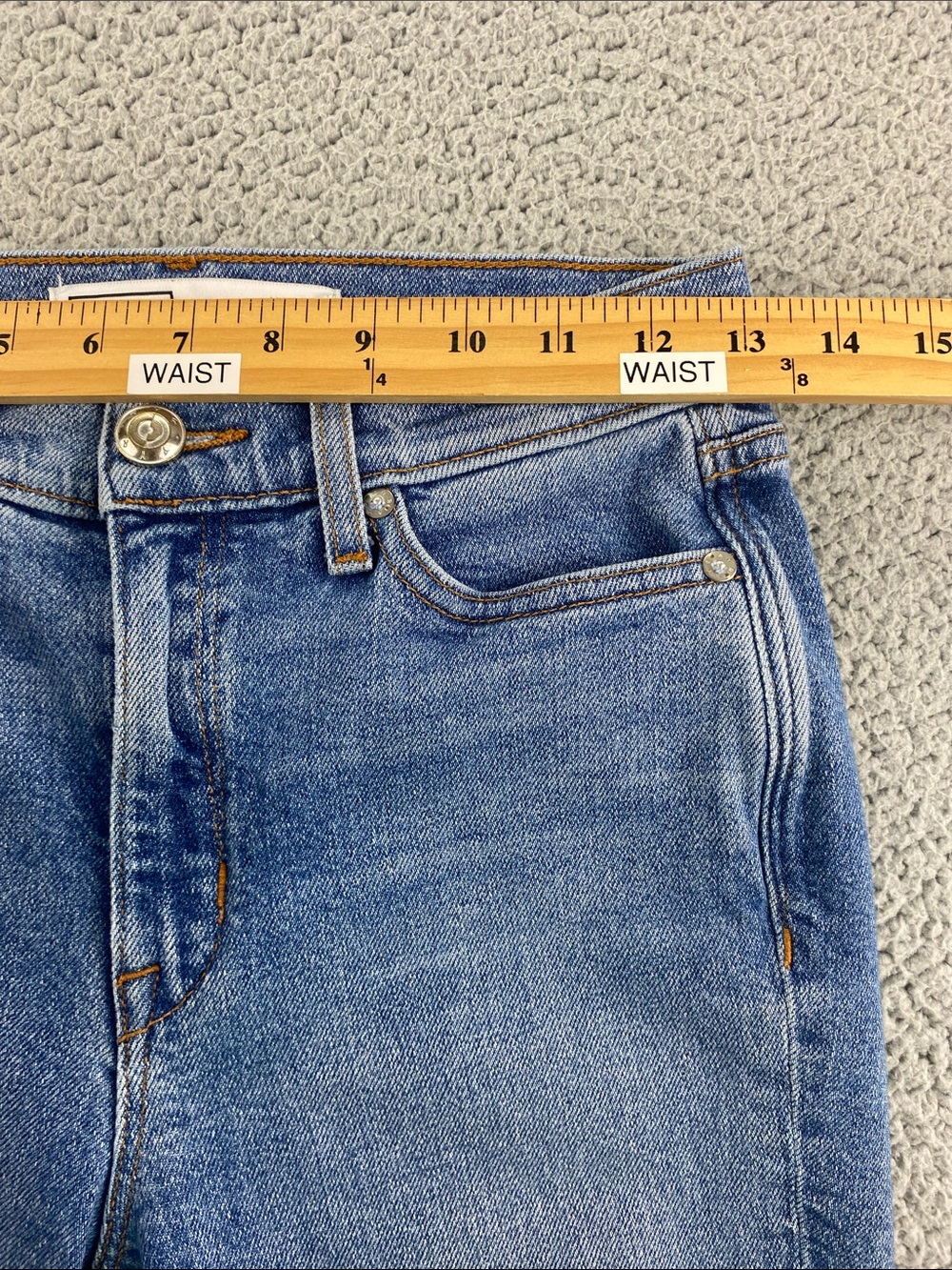AYR The Yes Yes Yes Straight Ankle Cropped Women's High Rise Jeans  | Size:  25 - Picture 7 of 14